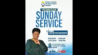 SUNDAY LIVE SERVICE || Pastor Faith KIN KIVUYE