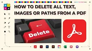 How to Quickly Remove All Text/Images/Paths from a PDF in Acrobat Pro