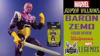 Marvel Legends BARON ZEMO Classic Helmut Super Villains Walgreens Exclusive Figure Review