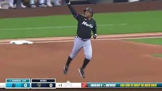 Xavier Edwardss 1st Major League home run!