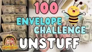 💰100 Envelope Challenge Unstuff 💰How Can YOU Get One Going?