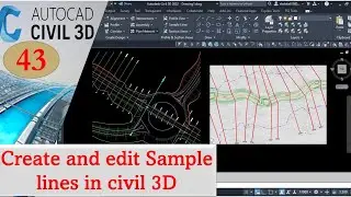 How to create sample lines in Civil 3D