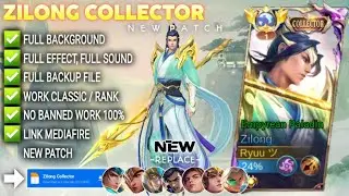 NEW Script Skin Zilong Collector - Empyrean Paladin No Password | Full Effect Voice | Patch Terbaru