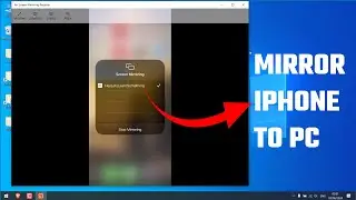 How to screen mirror iPhone to Windows laptop, pc ?