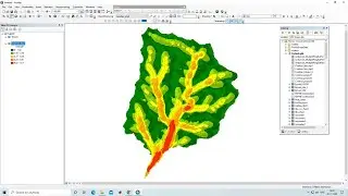 Drainage density or Stream Density Map using ArcGIS