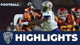 No. 5 Washington vs. No. 20 USC 1st Half Highlights | 2023 Football Season