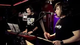 Behind the scenes with Bastille in the Live Lounge.