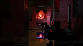 Fireplace REC 🔥 Filming with 2 cameras
