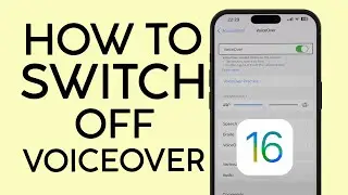 How to Switch Off VoiceOver on iOS 16 | Help Switch Off Voiceover on Iphone 2022