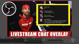 How to Add a Chat Window Overlay to Your Livestream [ OBS Studio & Mobcrush Tutorial ]