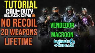 TUTORIAL MACRO NO RECOIL - Call of Duty Black Ops 6  - MOUSES LOGITECH