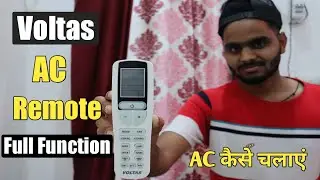 How to use Voltas AC Remote full function explain 2024 | First time owner AC Remote kaise chalaye