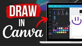 HOW TO DRAW IN CANVA (NEW FREE-HAND BRUSH TOOL)