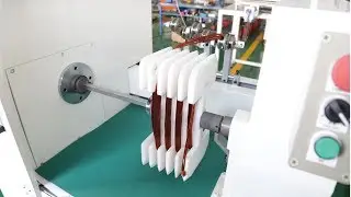 Automatic Horizontal Big Wire Electric Motor Stator Coil Winding Machine