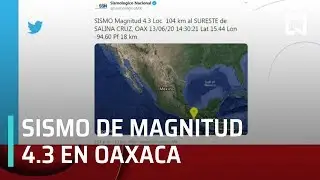 Se registra sismo en Oaxaca - Las Noticias