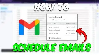 How to Schedule an Email in Gmail (Step By Step) 2024 Tutorial