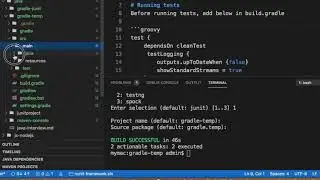 Gradle junit project in vscode commandline