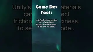 Friction & Bounciness: Unity’s Physics Materials