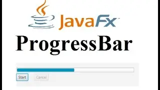JavaFX Tutorial 26 - ProgressBar Java GUI