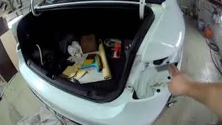Как снять задний бампер Киа Рио