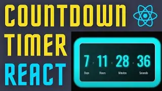 Build a Countdown Timer using React and React Hooks useState & useEffect