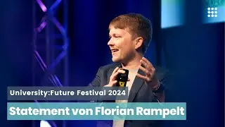 Florian Rampelt (Stifterverband | KI-Campus) zu KI und Hochschulen | U:FF 2024