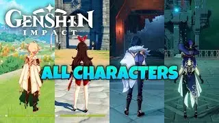 GENSHIN IMPACT - All Characters and Skills Gameplay - Part 1