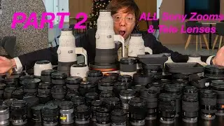 ALL Sony Lenses Tested in One Day! [Part 2: Zooms & Tele Lenses]