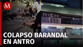 Mueren 2 personas tras colapso de barandal en plaza comercial de SLP; hay 15 heridos