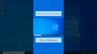 C# & SQL Server [Eng] 6. How to connect to a database using C# (Part 1/3)
