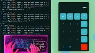 ASMR Programming - Coding Glassmorphism Calculator - No Talking