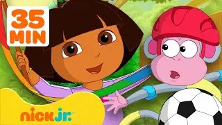 Dora, a Aventureira | Jogue Futebol e Mais Esportes com a Dora! Compilação de 30 Minutos | Nick Jr.