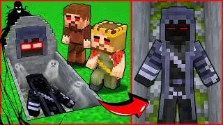 KÖTÜ BÜYÜCÜNÜN MEZARINA GİRDİK! 😱 - Minecraft