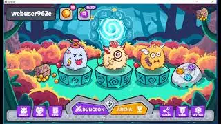 How to play KaraStar game and win continously in Dungeon. #karastar #axielikegame #axie