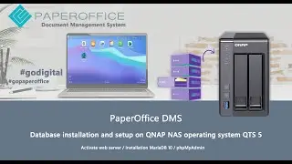 QNAP NAS QTS 5 PaperOffice DMS database Installation & Setup & Configuration MariaDB 10