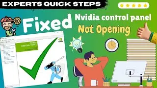 Nvidia control panel not opening | Nvidia display settings are not available 2024  | eTechniz.com 👍
