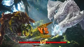 Frostfang Barioth Vs Raging Brachydios (FULL FIGHT)  Turf War