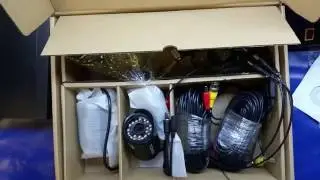 PART 1: 720p Floureon CCTV security camera & DVR system unboxing