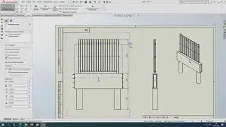 SolidWorks - #3 Забор своими руками. Оформление чертежей.
