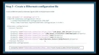3. Session Factory Creation