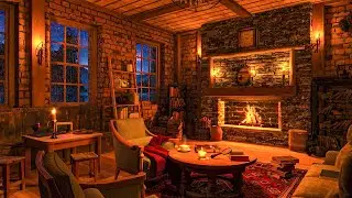 Heavy Rainy Sounds and Fireplace at the Cozy Hut - Rain on the Window and Roof to Relax and Sleep