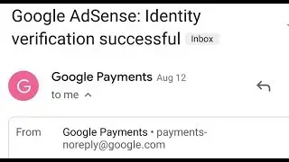 How to successfully do google adsense identity verification - Tips