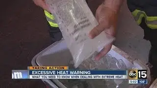 Excessive heat warning