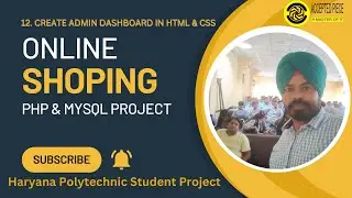 12. create dashboard HTML and CSS online shopping website #phpprojectwithsourcecode #code