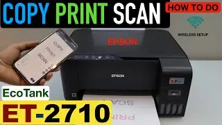 Epson EcoTank ET-2710 Scanning, Printing & Copying.