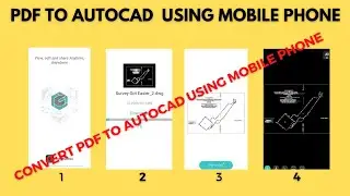Convert Pdf to autocad using mobile phone