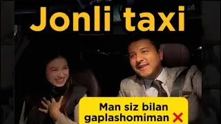 Jonli taxida gaplashmidigan qiz