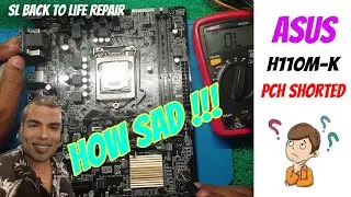 ASUS H110M-K SHORTED PCH ...CAN WE REPAIR ? හදන්න  පුළුවන් වෙයිද ?