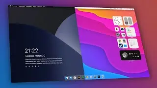 MacOS Big Sur WINDOWS 10 Theme | Black & White Theme