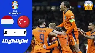 Netherlands 2 - 1 Turkey | UEFA Euro 2024 Quarterfinal Highlights | July 7, 2024